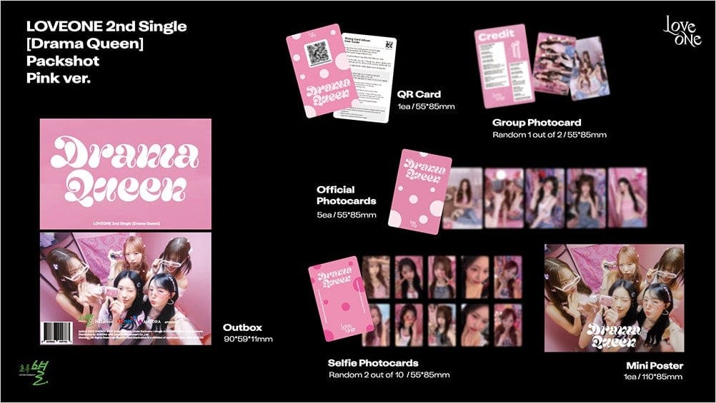 Korea Pop Store LOVEONE - 2nd Single [Drama Queen] Kawaii Gifts