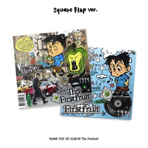 Korea Pop Store MARK - [The Firstfruit] (1st Album) Square Flap Ver. Kawaii Gifts