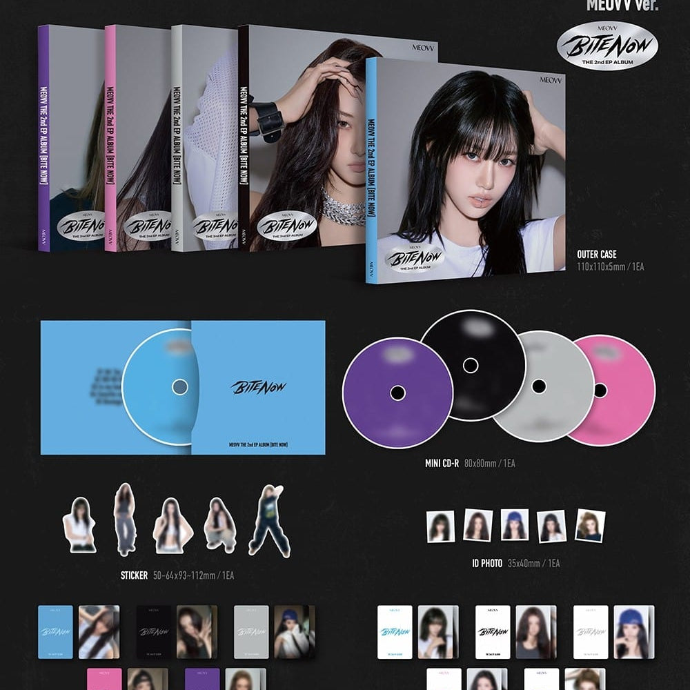 Korea Pop Store MEOVV - The 2nd EP Album [Bite Now] Meovv Ver. Kawaii Gifts 8800367489409
