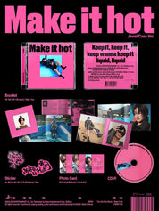 Korea Pop Store MINHO - 2nd Mini Album [Make It Hot] Jewel Case Ver. Kawaii Gifts