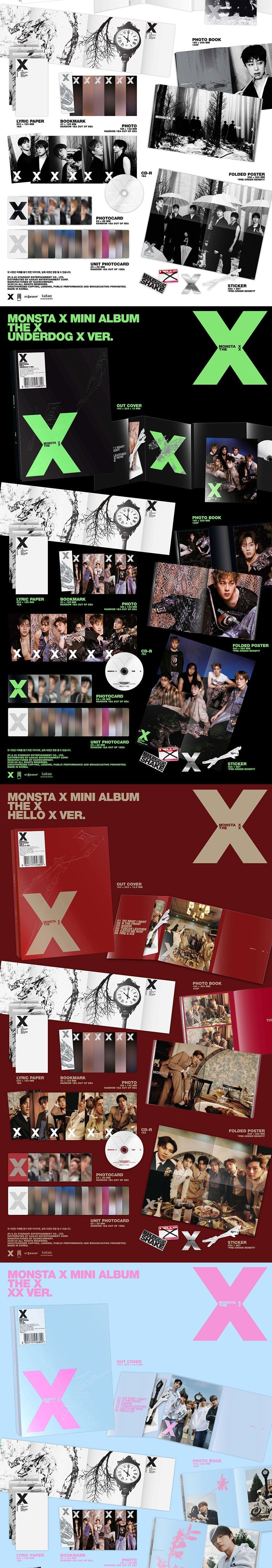 Korea Pop Store MONSTA X - Mini Album [The X] Kawaii Gifts 8804775456800