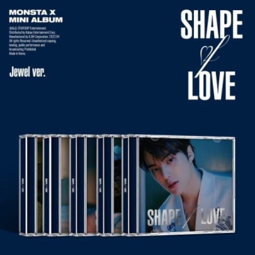 Korea Pop Store MONSTA X - Shape of Love (11th Mini Album) Jewel Ver. Kawaii Gifts