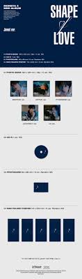 Korea Pop Store MONSTA X - Shape of Love (11th Mini Album) Jewel Ver. Kawaii Gifts 8804775251269