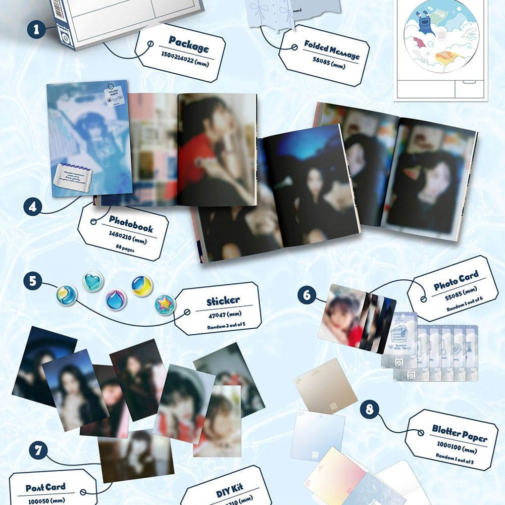 Korea Pop Store MOON BYUL - 4th Mini Album [Laundri] (Laundry Ver.) Kawaii Gifts