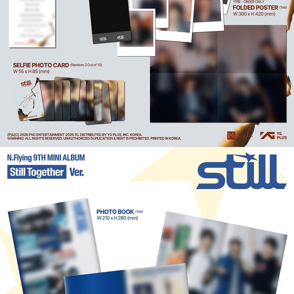 Korea Pop Store N.FLYING - Still (Photobook Ver.) Kawaii Gifts