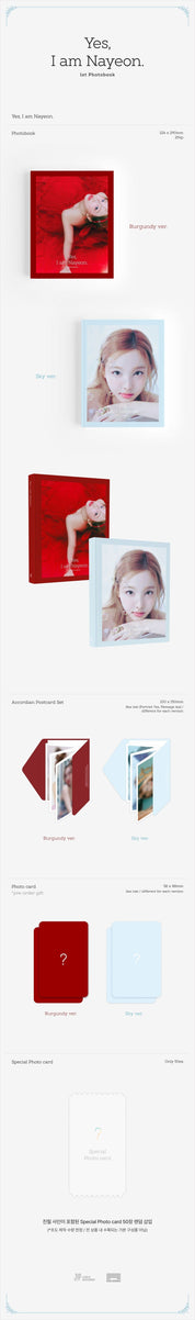 Korea Pop Store NAYEON - 1st Photobook [Yes, I am Nayeon] Kawaii Gifts