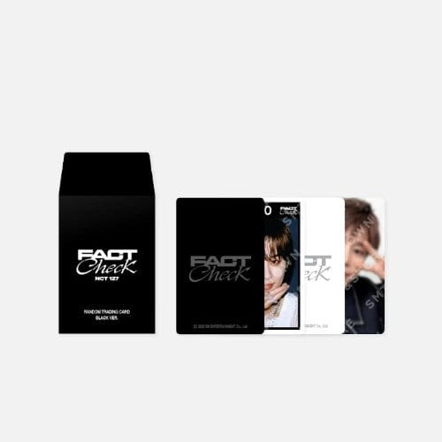 Korea Pop Store [NCT 127] [Fact Check] Random Trading Card Set Black Ver. Kawaii Gifts