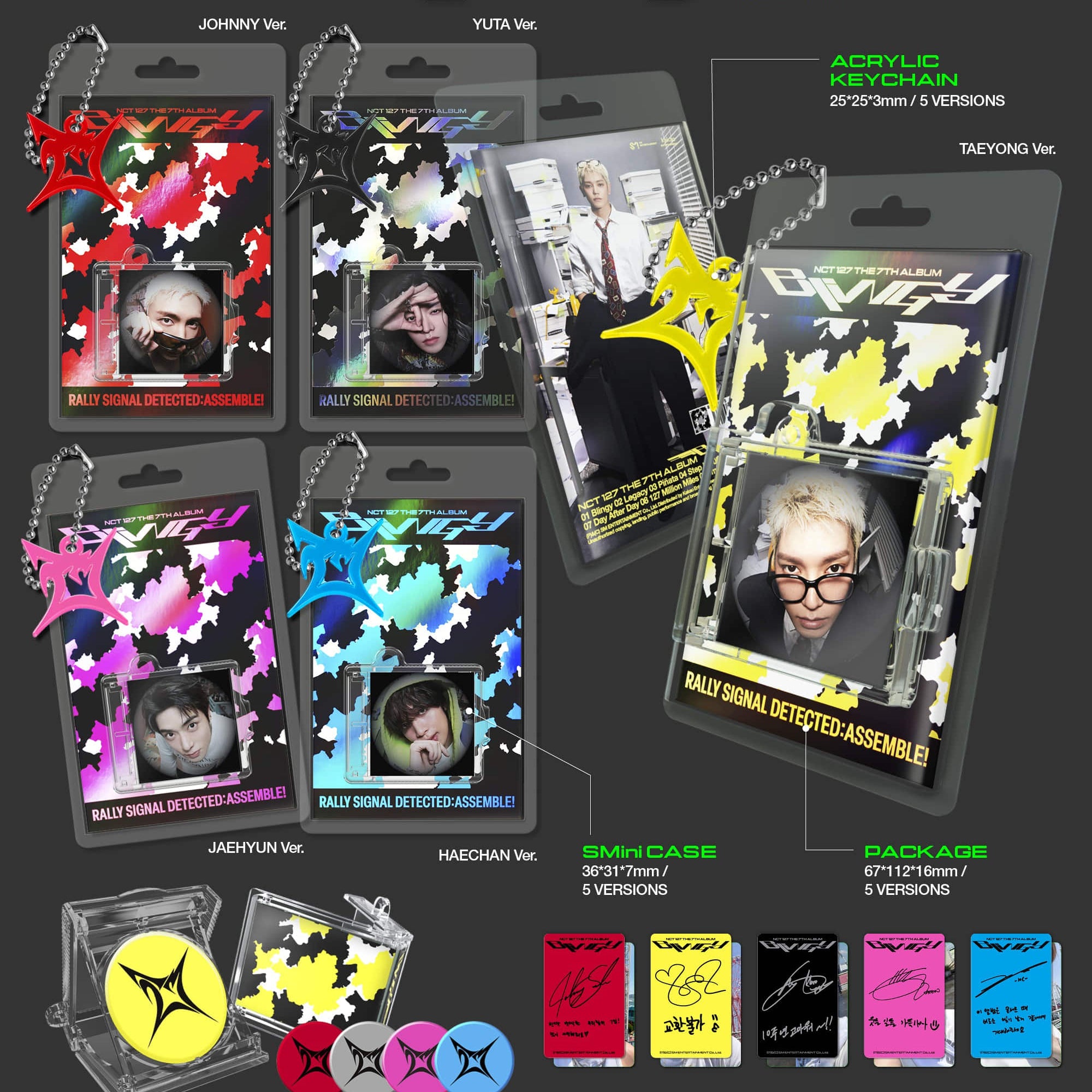 Korea Pop Store NCT 127 - The 7th Album [Blingy] (SMini Ver.) Kawaii Gifts