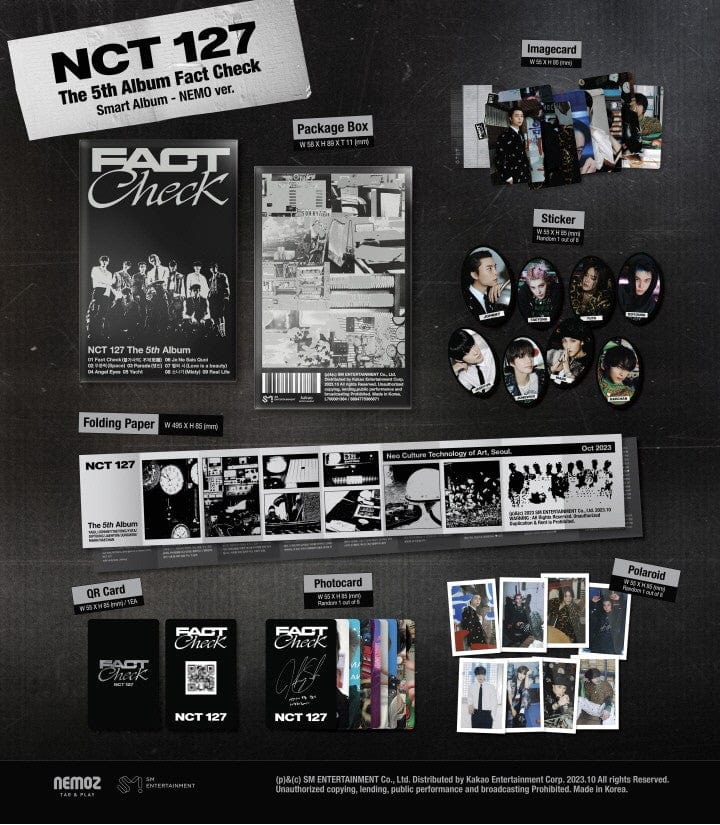 Korea Pop Store NCT 127 - Vol.5 [Fact Check] (QR Ver.) Kawaii Gifts