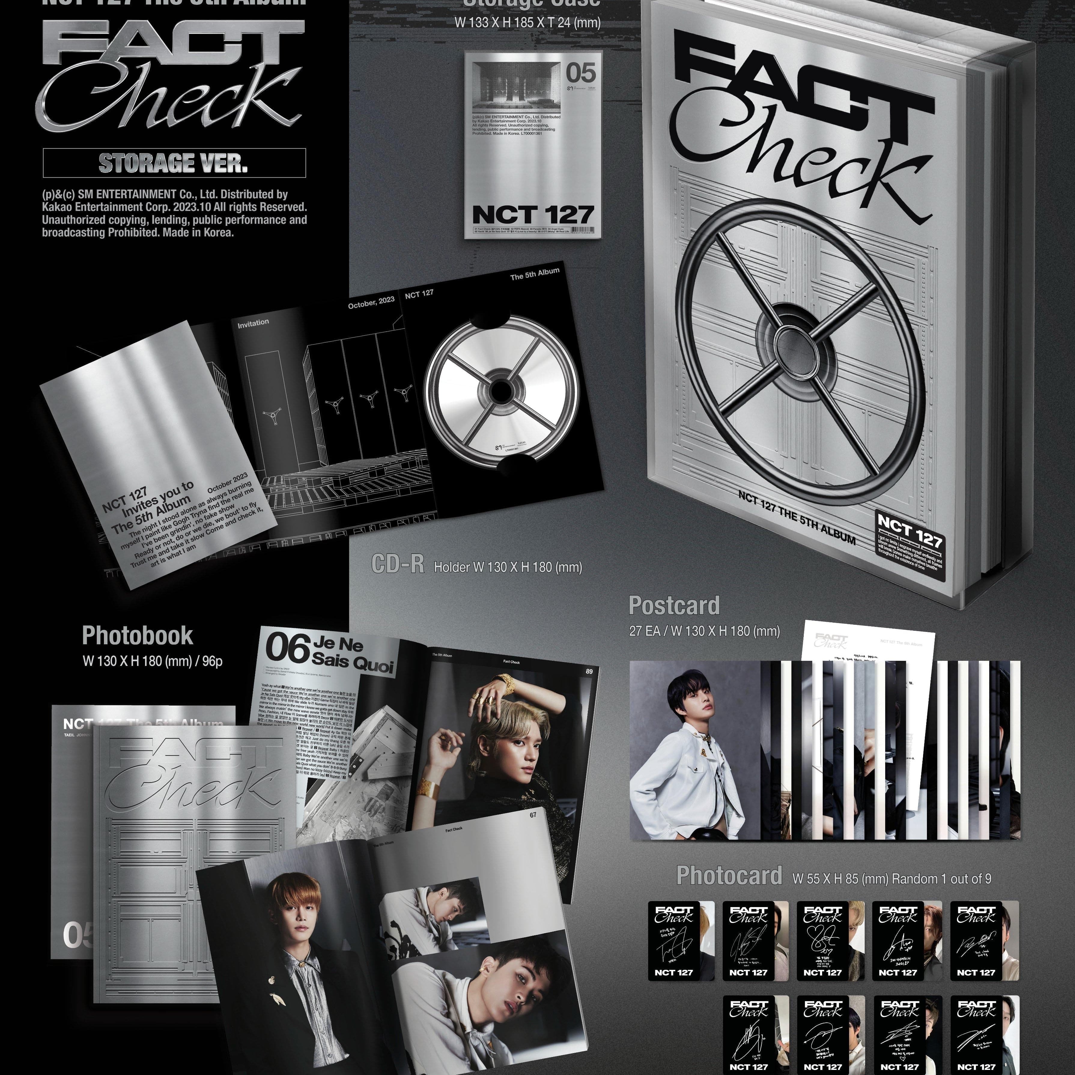 Korea Pop Store NCT 127 - Vol.5 [Fact Check] (Storage Ver.) Kawaii Gifts