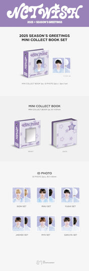 Korea Pop Store NCT (All Units) 2025 Season's Greetings Mini Collect Book Kawaii Gifts