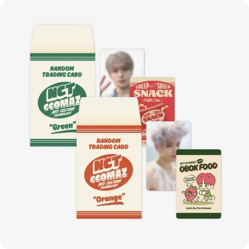 Korea Pop Store [NCT] [CCOMAZ GROCERY STORE] Random Trading Card Set Green Kawaii Gifts