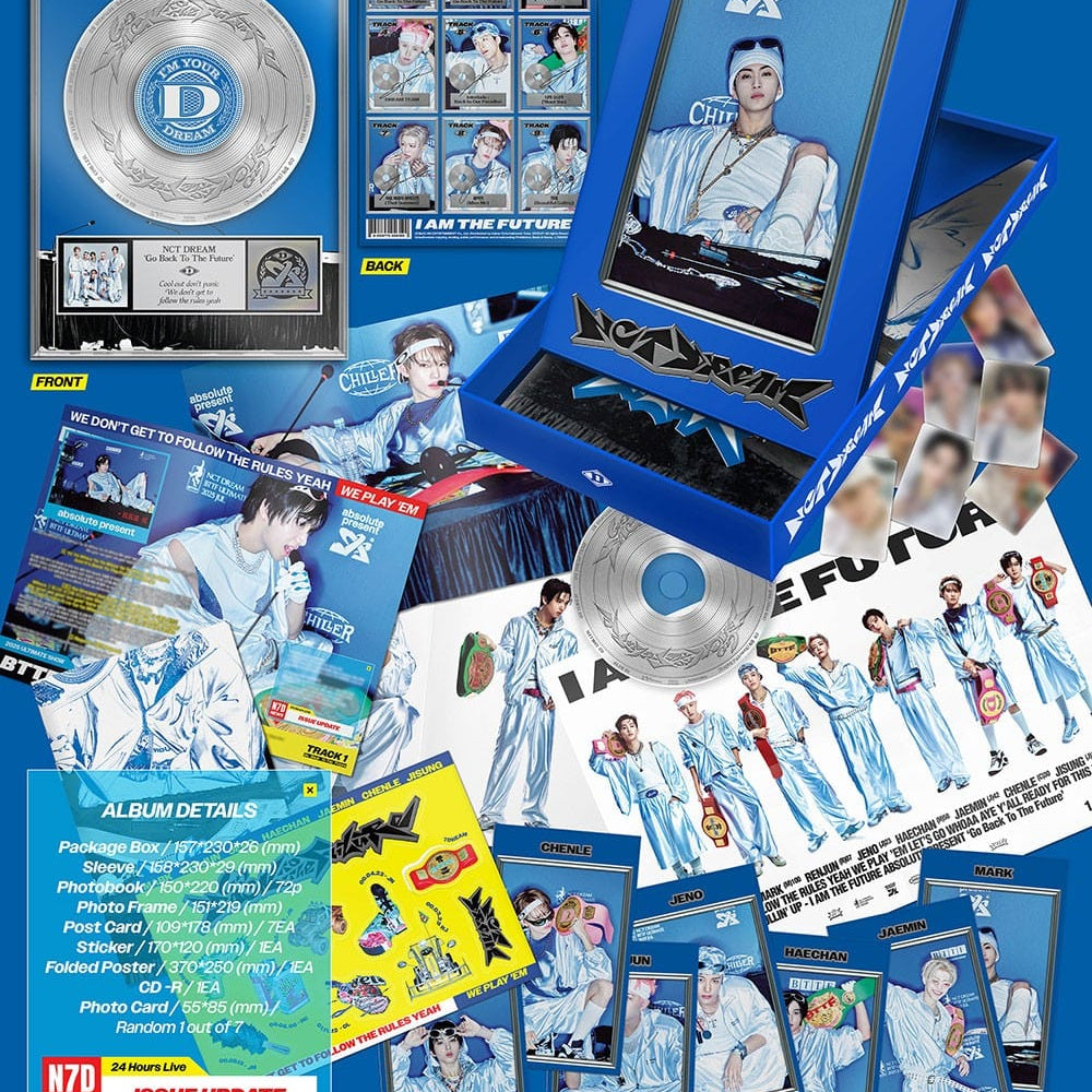 Korea Pop Store NCT DREAM - 5th Album [Go Back to the Future] (I am the Future Ver.) Kawaii Gifts