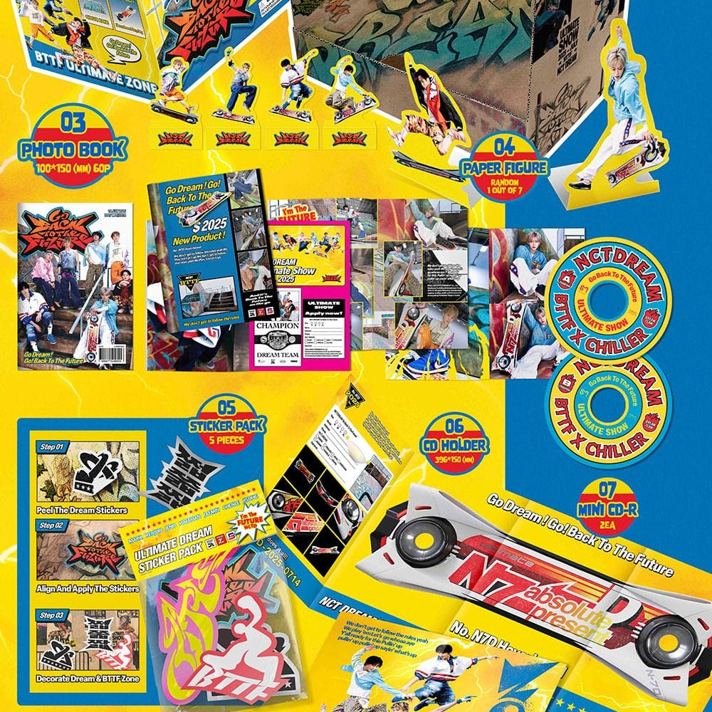 Korea Pop Store NCT DREAM - 5th Album [Go Back to the Future] (Ultimate Park Ver.) Kawaii Gifts