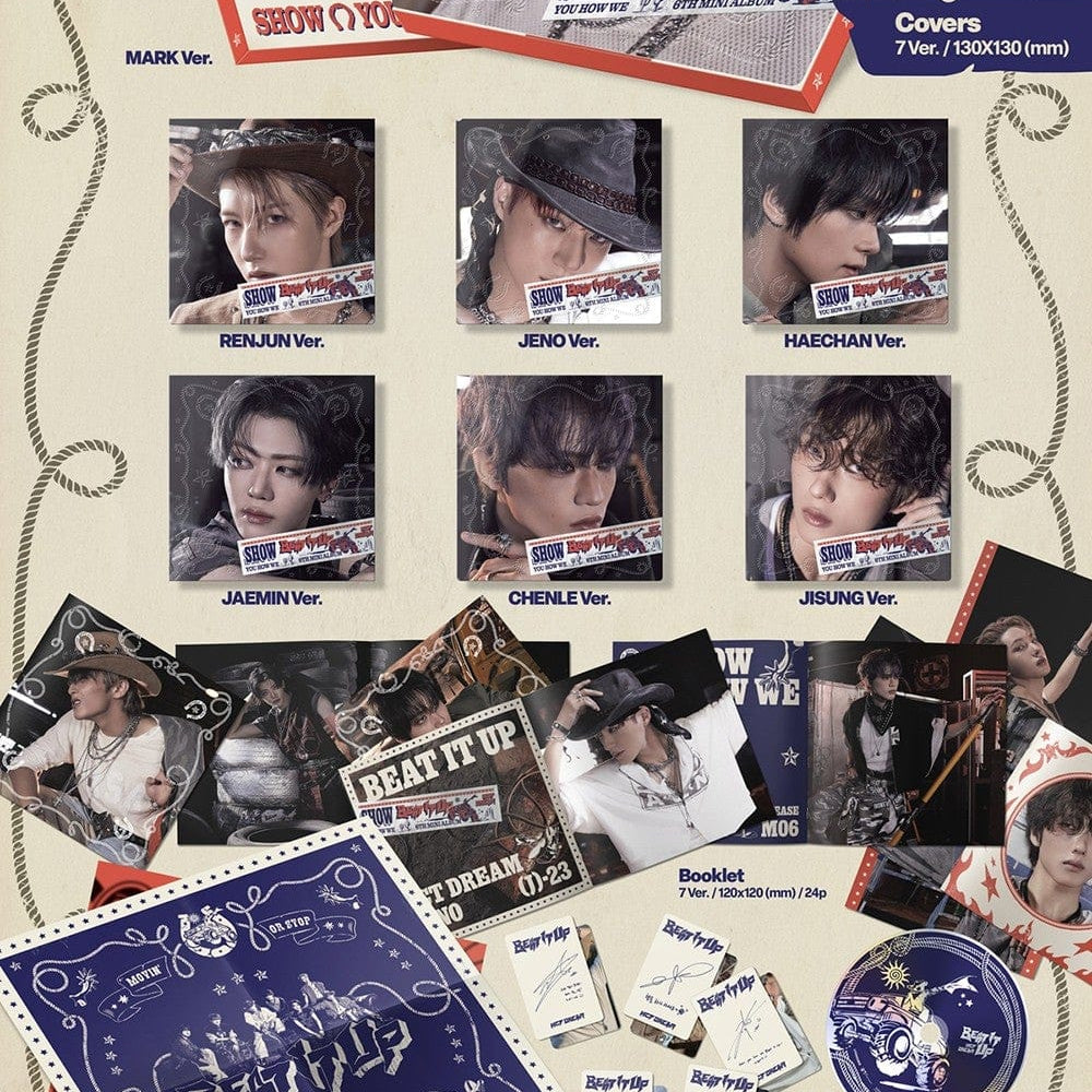 Korea Pop Store NCT DREAM - 6th Mini Album [Beat It Up] (Digipack Ver.) Kawaii Gifts