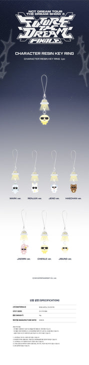 Korea Pop Store [NCT DREAM] Final Official MD - Character Resin Keyring Kawaii Gifts