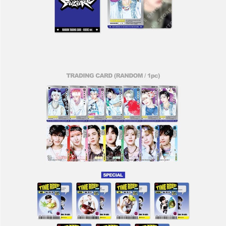 Korea Pop Store [NCT DREAM] Timer Riders - Random Trading Card Set (Riders Ver.) Kawaii Gifts