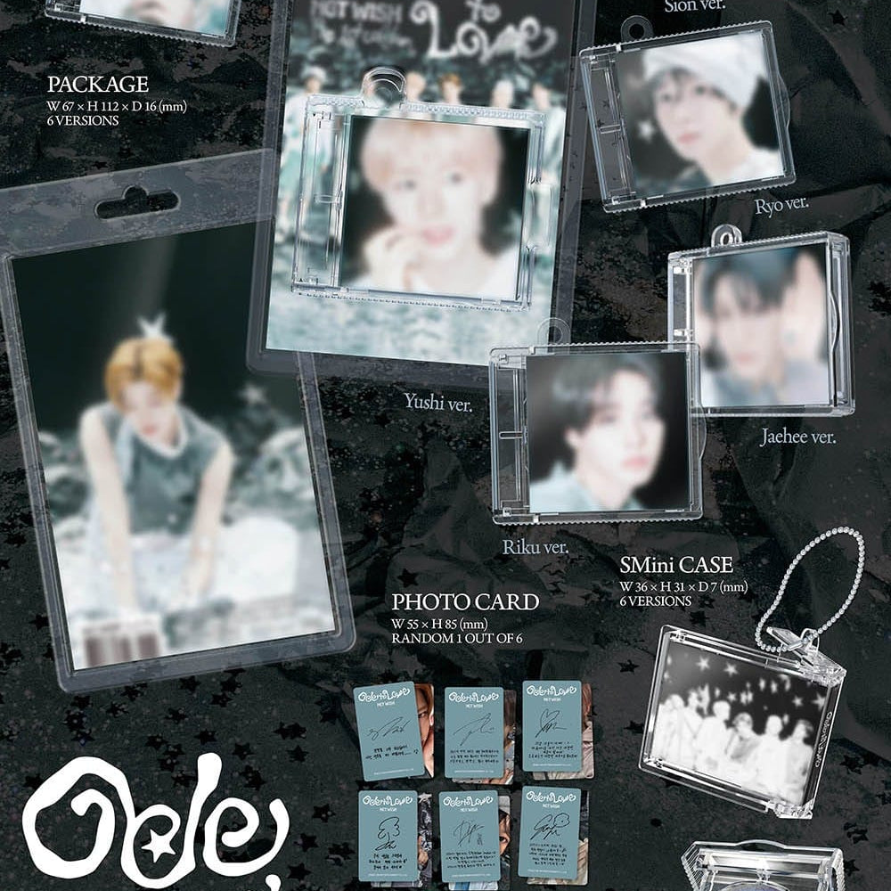 Korea Pop Store NCT WISH - 1st Full Album [Ode to Love] (SMini Ver.) Kawaii Gifts