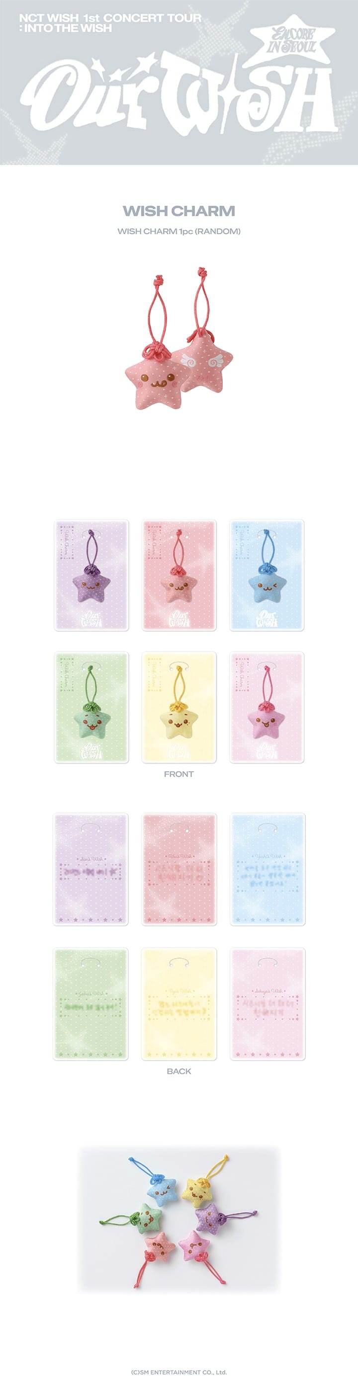 Korea Pop Store [NCT WISH] Into the Wish - Wish Charm Kawaii Gifts