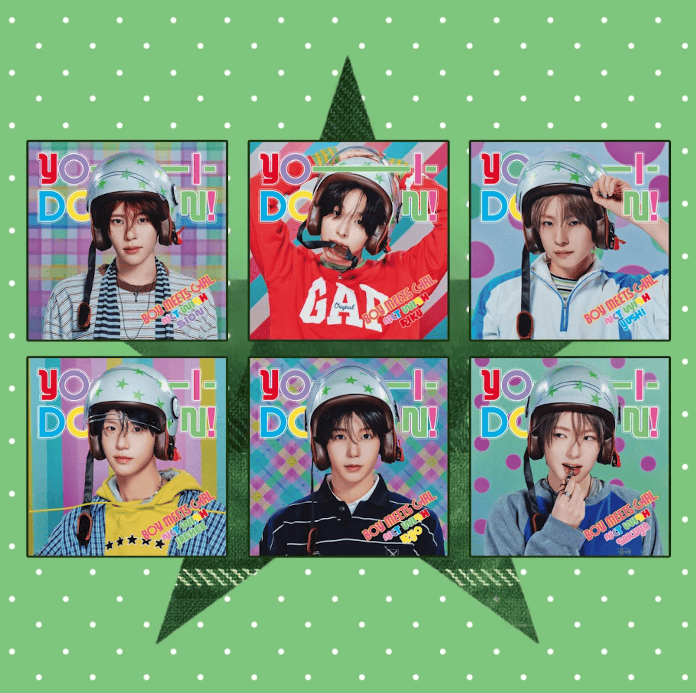 Korea Pop Store NCT WISH - Japan Single [Yo-I-Don!] Boy Meets Girl (Member Ver.) Kawaii Gifts