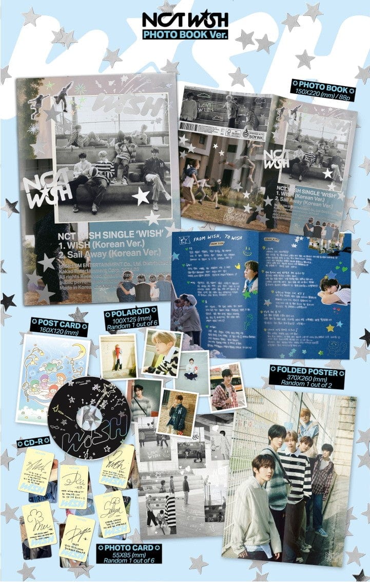 Korea Pop Store NCT WISH - [Wish] Photobook Ver. Kawaii Gifts 8804775368639