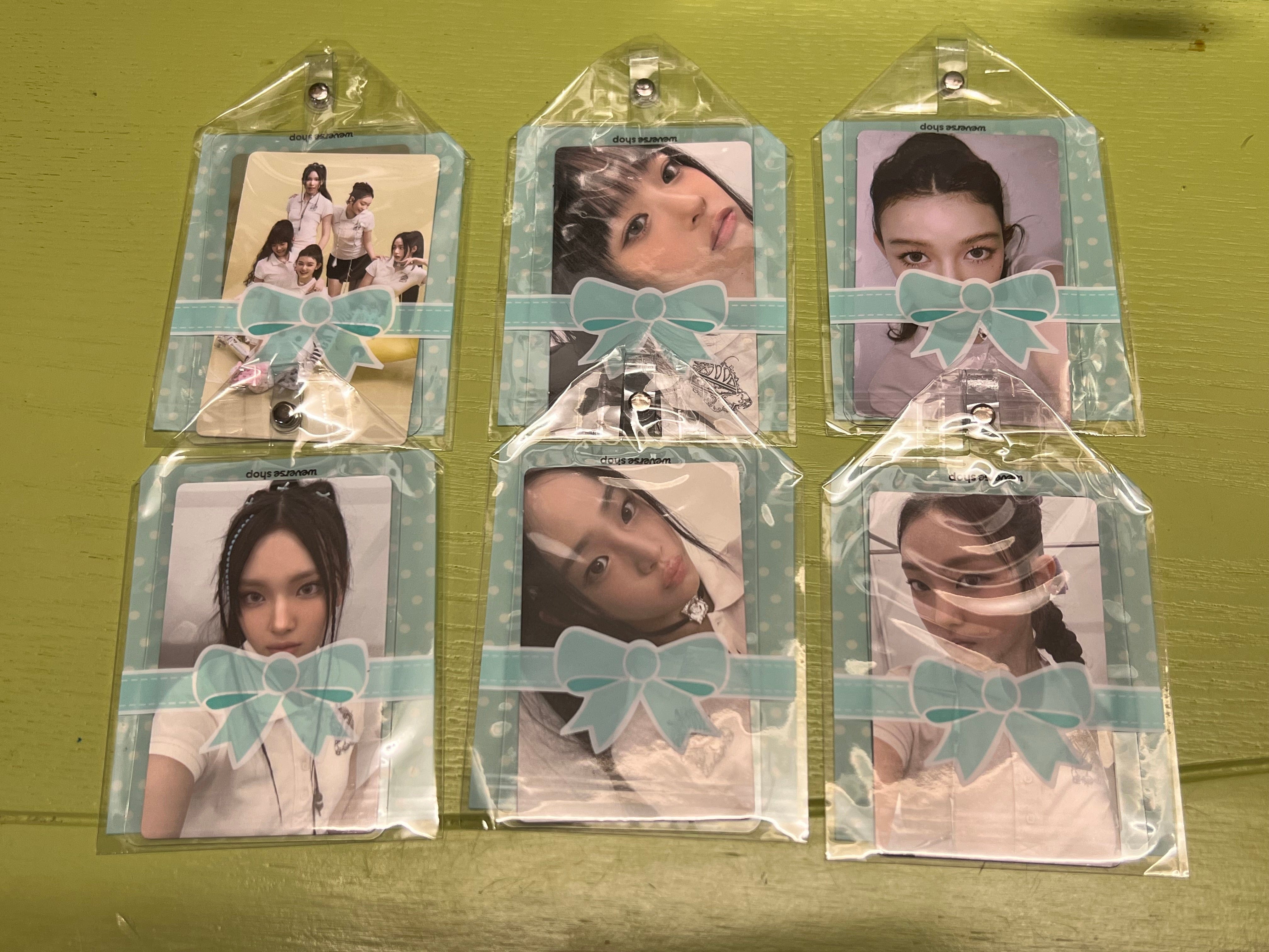 Korea Pop Store NewJeans Get Up Weverse Shop Benefit Member Photocards Kawaii Gifts