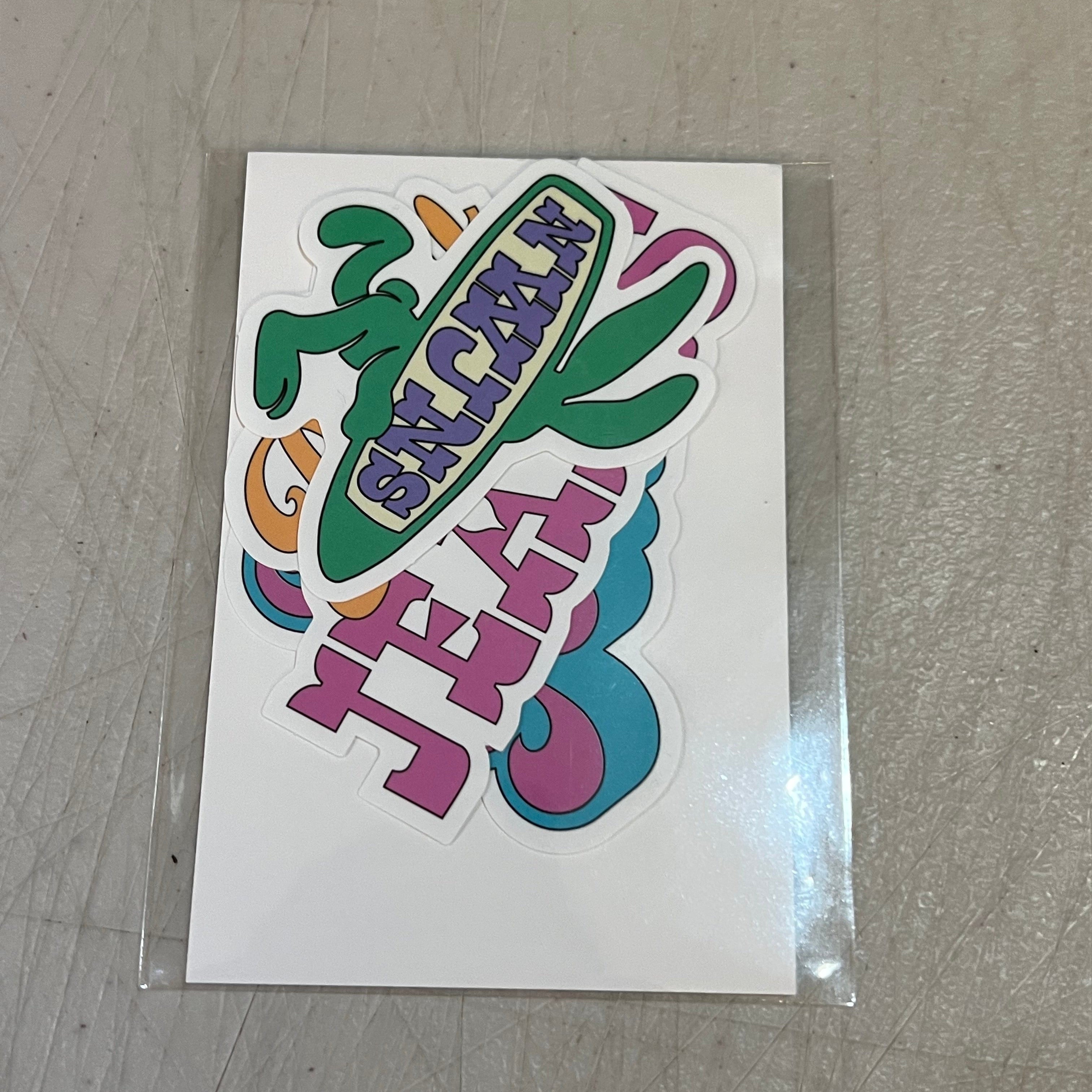 Korea Pop Store NewJeans Get Up Weverse Shop Benefit Sticker Set Kawaii Gifts