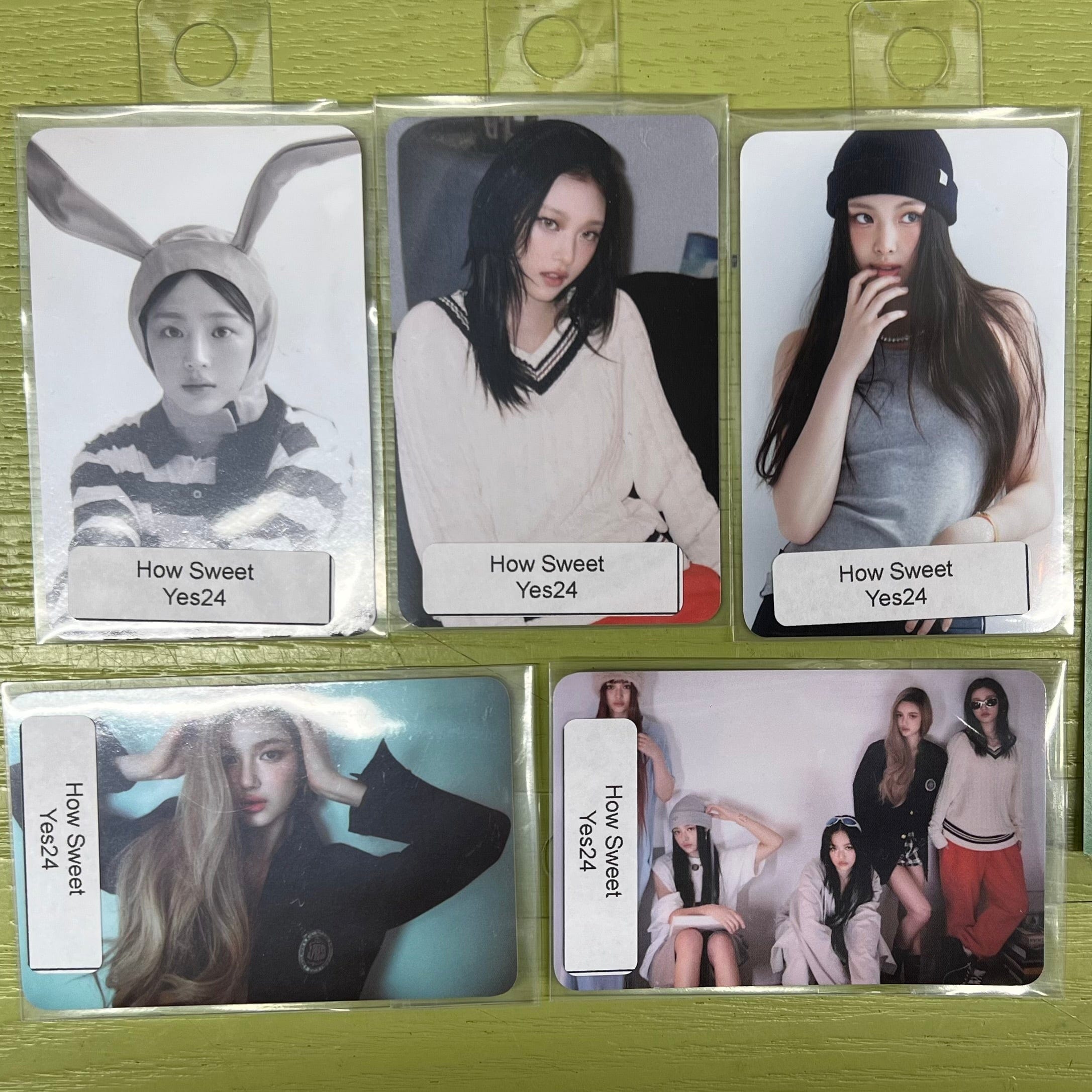 Korea Pop Store NewJeans How Sweet Yes24 Pre-Order Benefit Photocard Group Kawaii Gifts 82686934