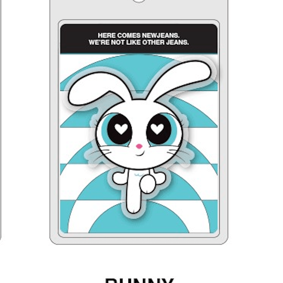 Korea Pop Store [NEWJEANS] The Powerpuff Girls x NJ Acrylic Phone Grip Bunny Kawaii Gifts