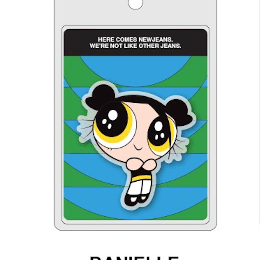 Korea Pop Store [NEWJEANS] The Powerpuff Girls x NJ Acrylic Phone Grip Danielle Kawaii Gifts