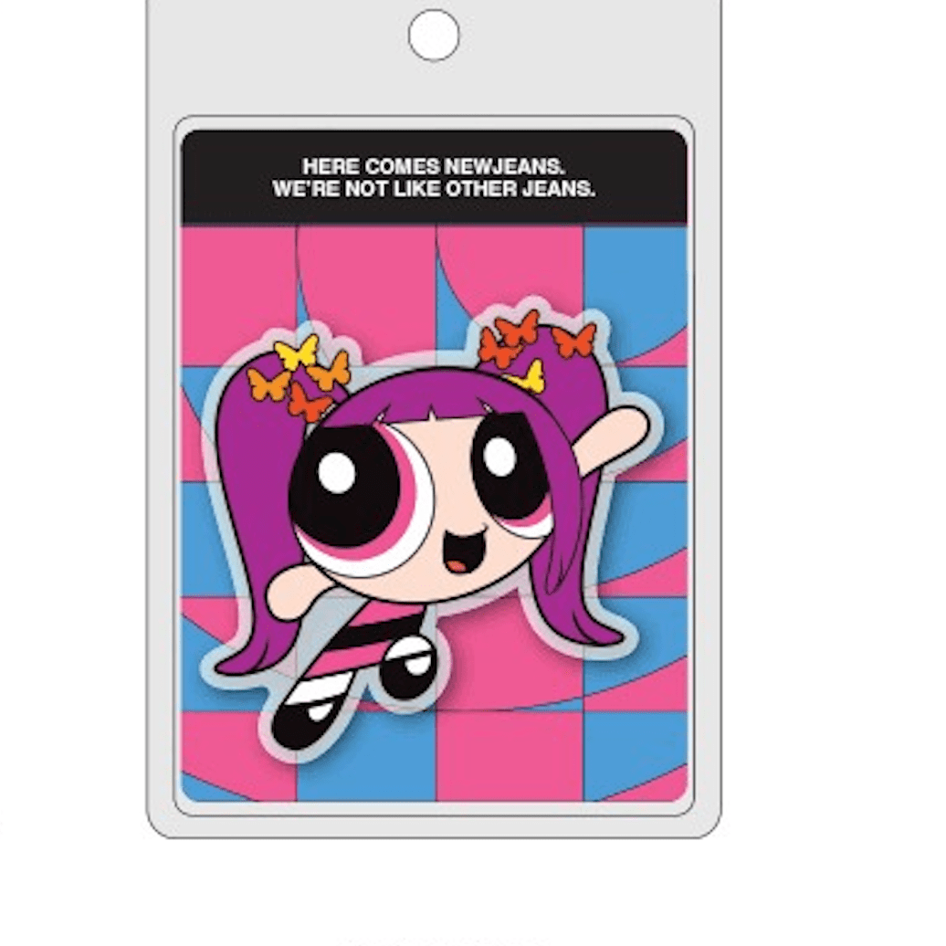 Korea Pop Store [NEWJEANS] The Powerpuff Girls x NJ Acrylic Phone Grip Hanni Kawaii Gifts