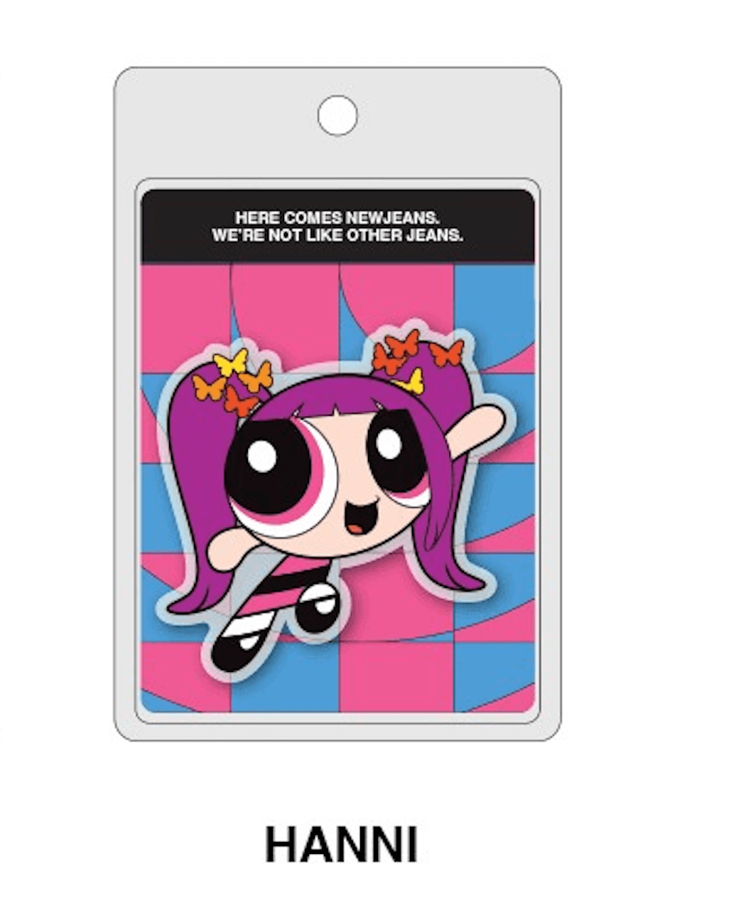 Korea Pop Store [NEWJEANS] The Powerpuff Girls x NJ Acrylic Phone Grip Hanni Kawaii Gifts