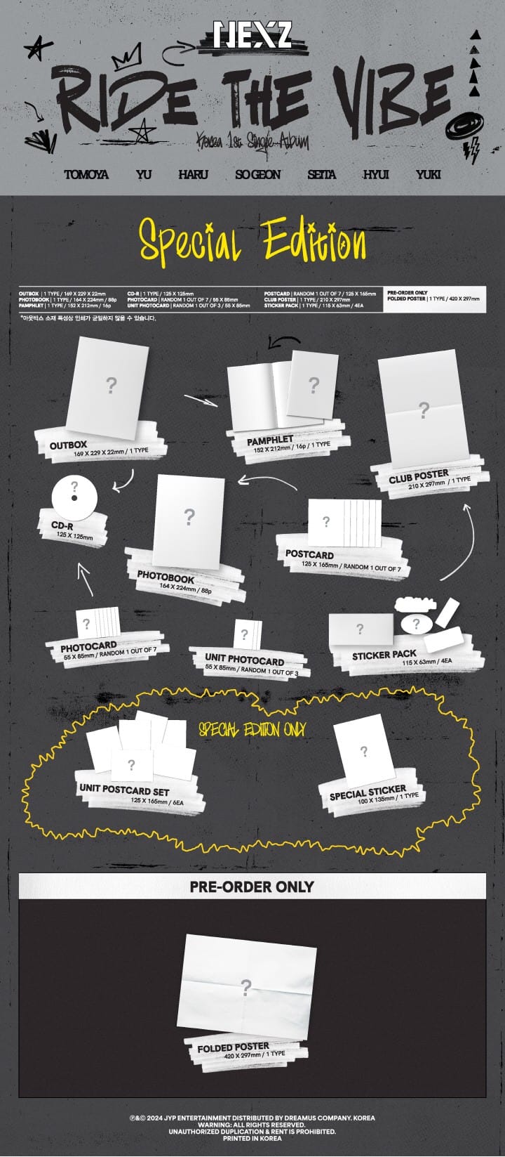 Korea Pop Store NEXZ - Feel the Vibe (Special Edition) Kawaii Gifts