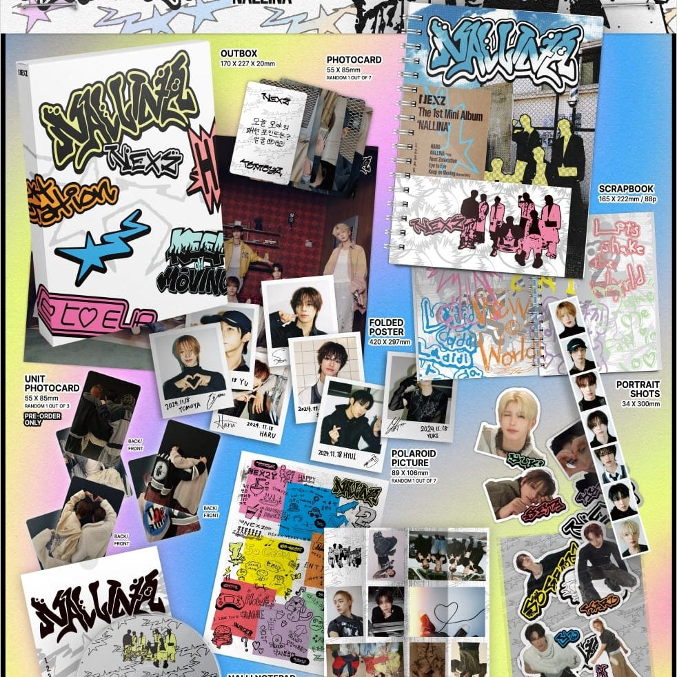 Korea Pop Store NEXZ - [Nallina] (1st Mini Album) (Limited Ver.) Kawaii Gifts