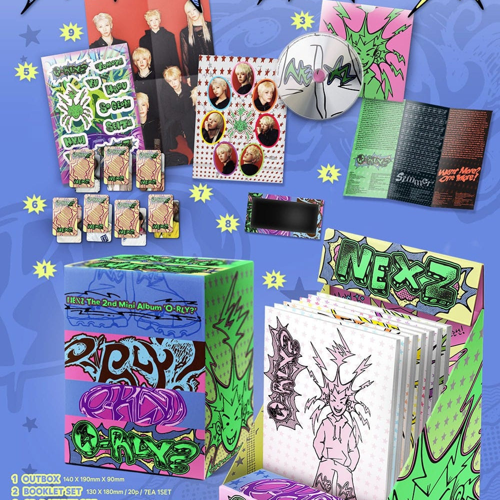 Korea Pop Store NEXZ - [O-RLY?] (2nd Mini Album) (Special Ver.) Kawaii Gifts