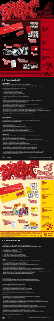 Korea Pop Store NEXZ - The 4th Mini Album 'Saucin' (Sticker Fans Album Ver.) Kawaii Gifts 8800371190520