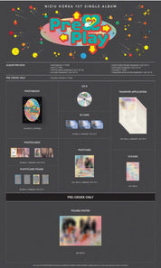 Korea Pop Store NiziU - Press Play (1st Single Album) (Limited Ver.) Kawaii Gifts 8809755505721