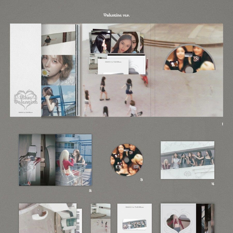 Korea Pop Store NMIXX - 1st Full Album [Blue Valentine] Kawaii Gifts