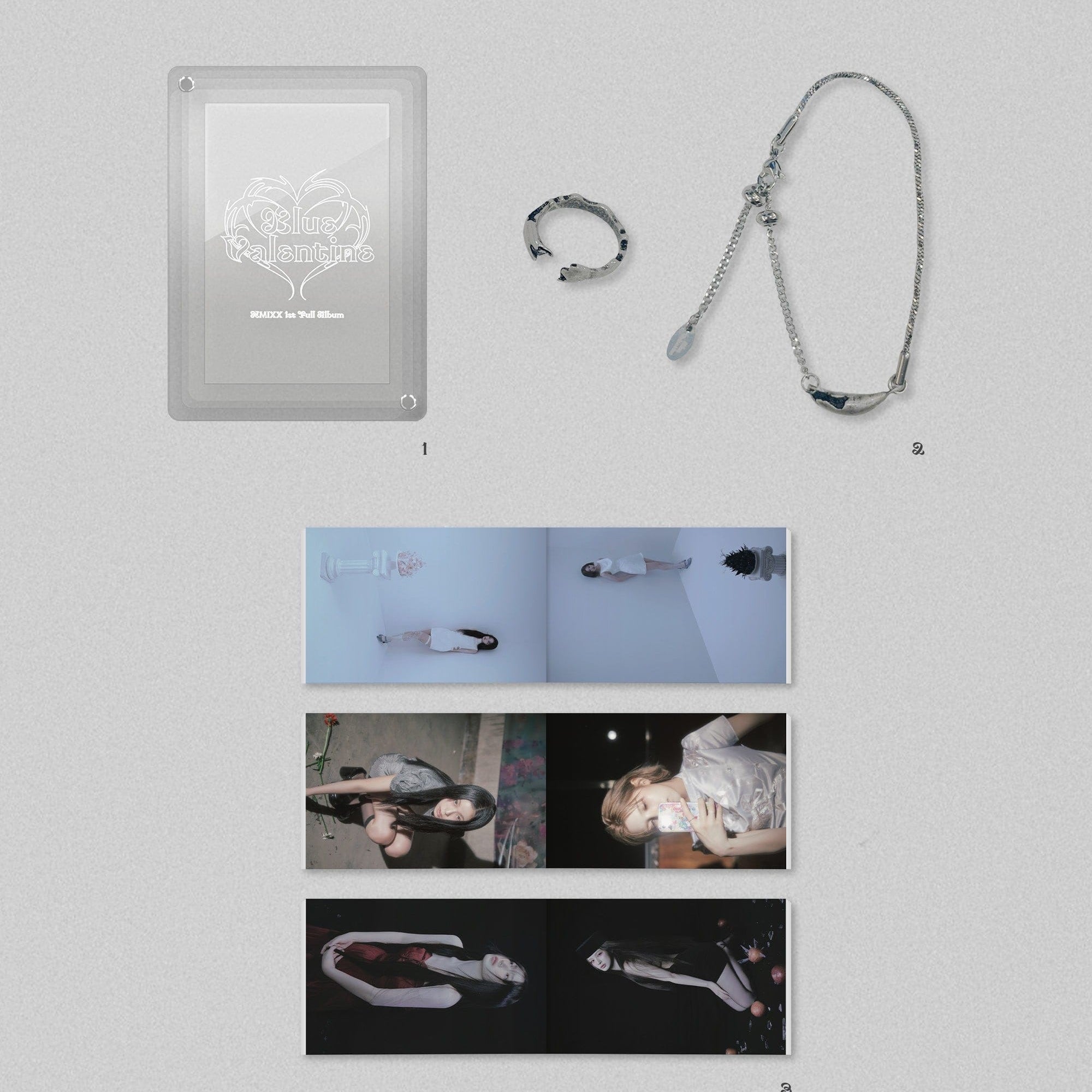 Korea Pop Store NMIXX - 1st Full Album [Blue Valentine] (Love Token Ver.) Kawaii Gifts