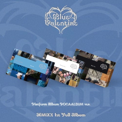 Korea Pop Store NMIXX - 1st Full Album [Blue Valentine] (Platform Album Pocaalbum Ver.) Kawaii Gifts