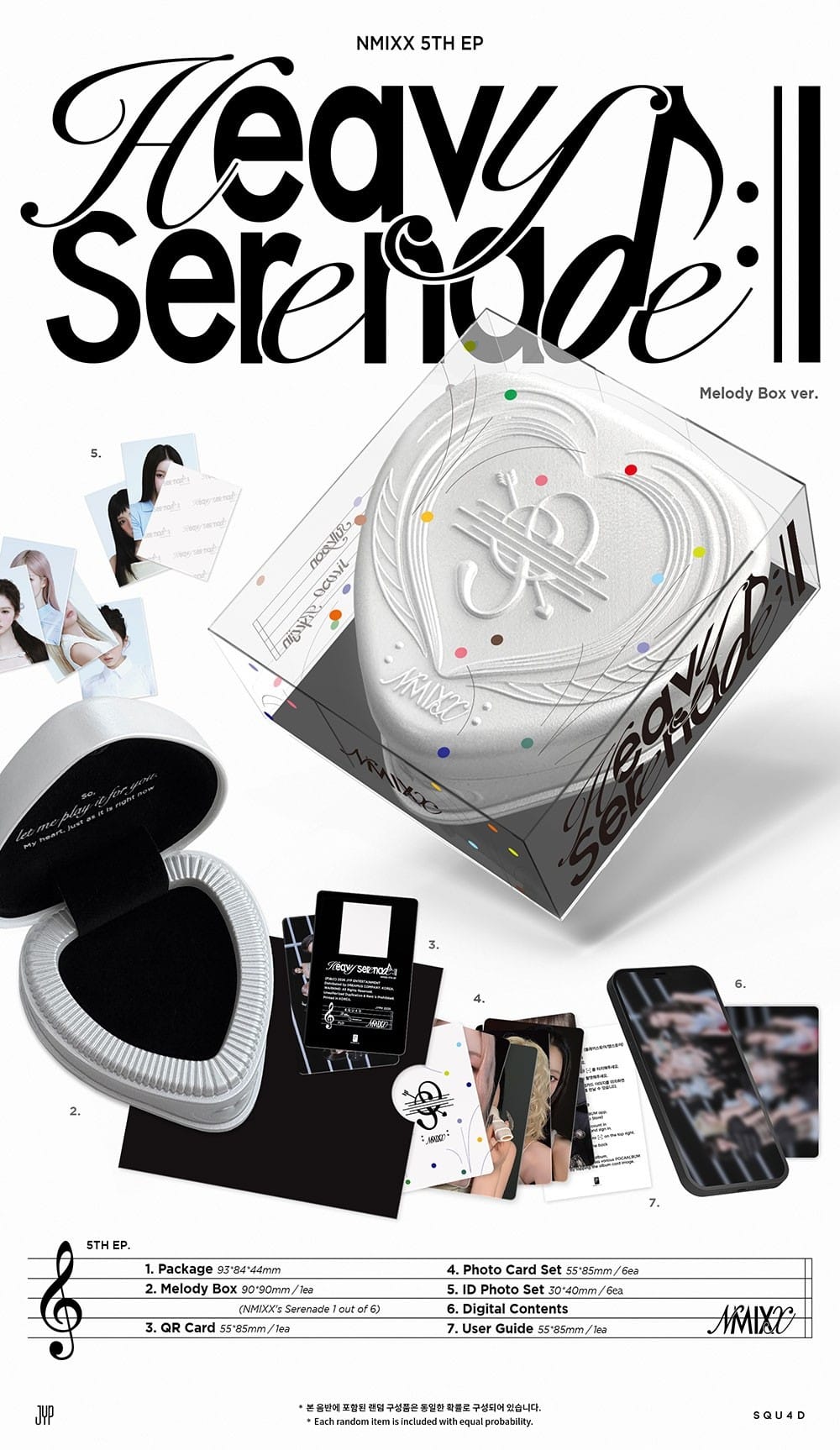 Korea Pop Store NMIXX - 5th EP [Heavy Serenade] (Melody Box Ver.) Kawaii Gifts