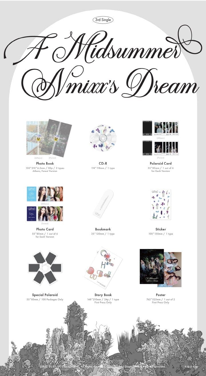 Korea Pop Store NMIXX - A Midsummer NMIXX'S Dream Kawaii Gifts