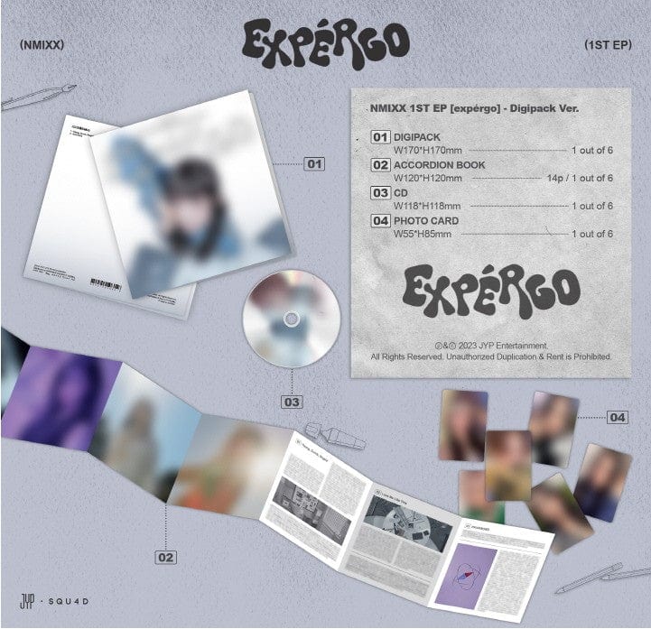 Korea Pop Store NMIXX - Expergo [Digipack Ver.] Kawaii Gifts