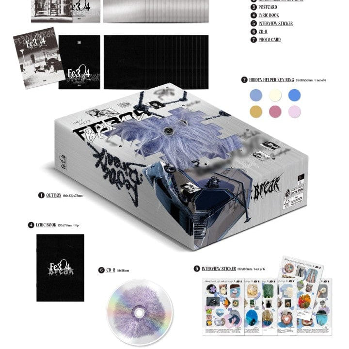 Korea Pop Store NMIXX - Fe3O4: Break (Limited Ver.) Kawaii Gifts 8809755505967