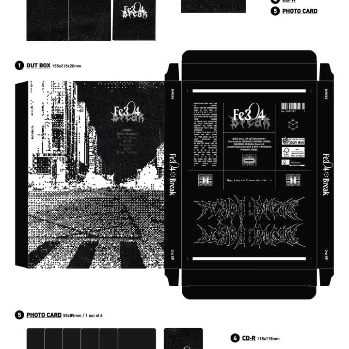 Korea Pop Store NMIXX - Fe3O4: Break (Poster Ver.) Kawaii Gifts 8809755505981