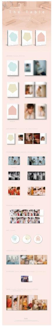 Korea Pop Store NU'EST - The Table (7th Mini Album) Kawaii Gifts