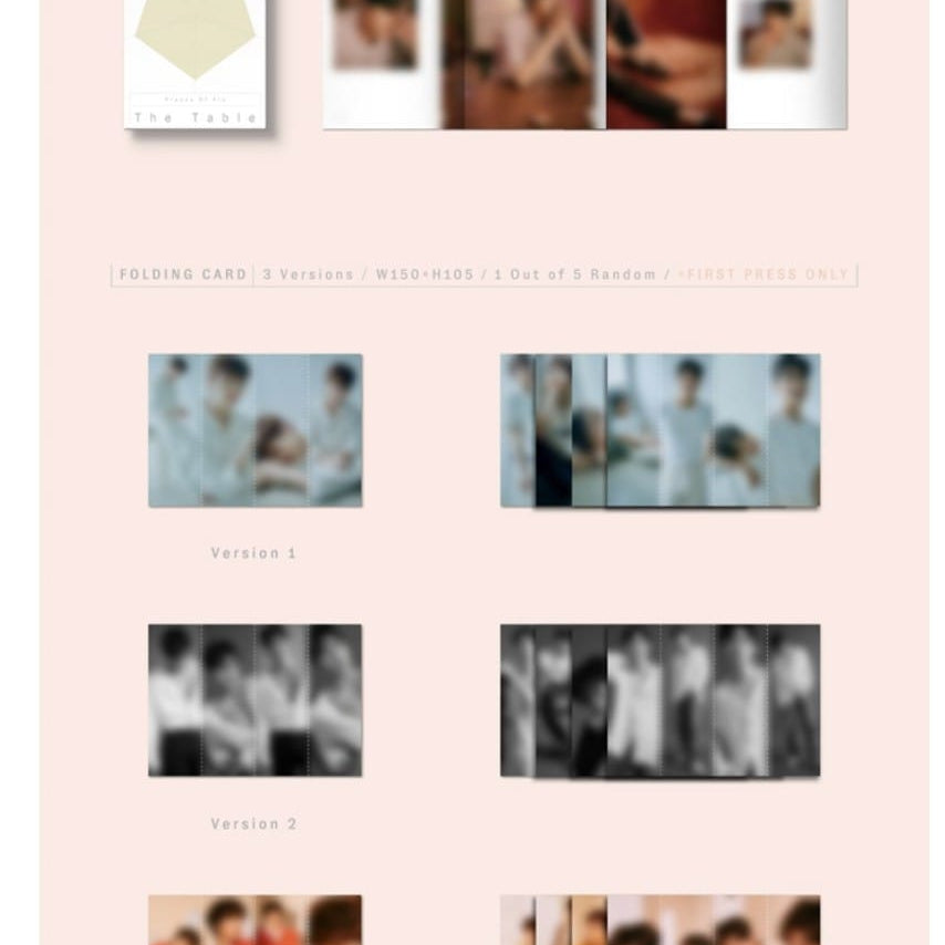 Korea Pop Store NU'EST - The Table (7th Mini Album) Kawaii Gifts