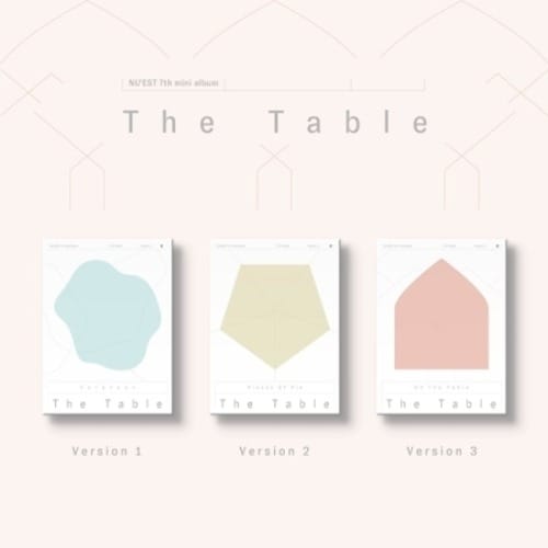 Korea Pop Store NU'EST - The Table (7th Mini Album) Kawaii Gifts