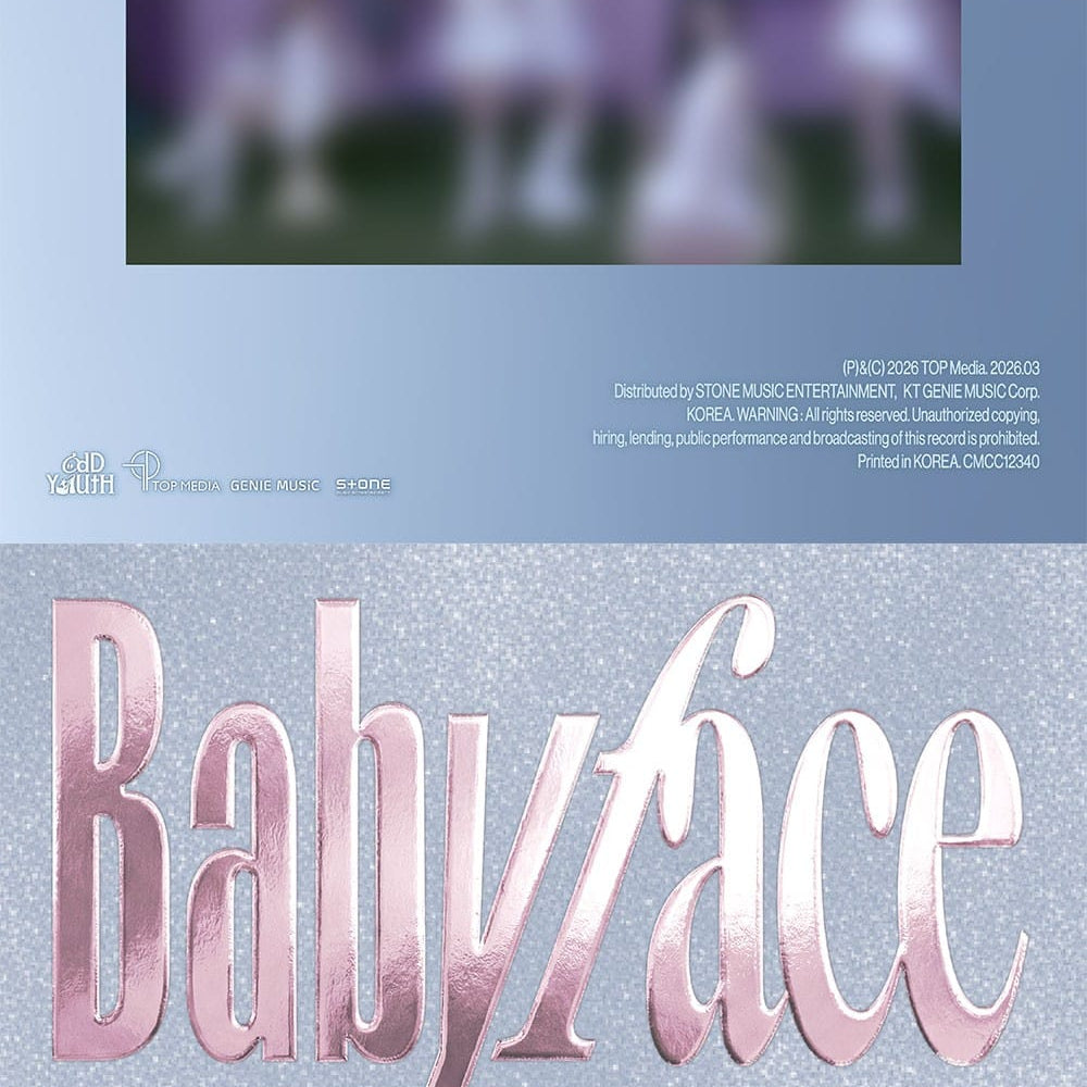 Korea Pop Store Odd Youth - 2nd Single [Babyface] Kawaii Gifts