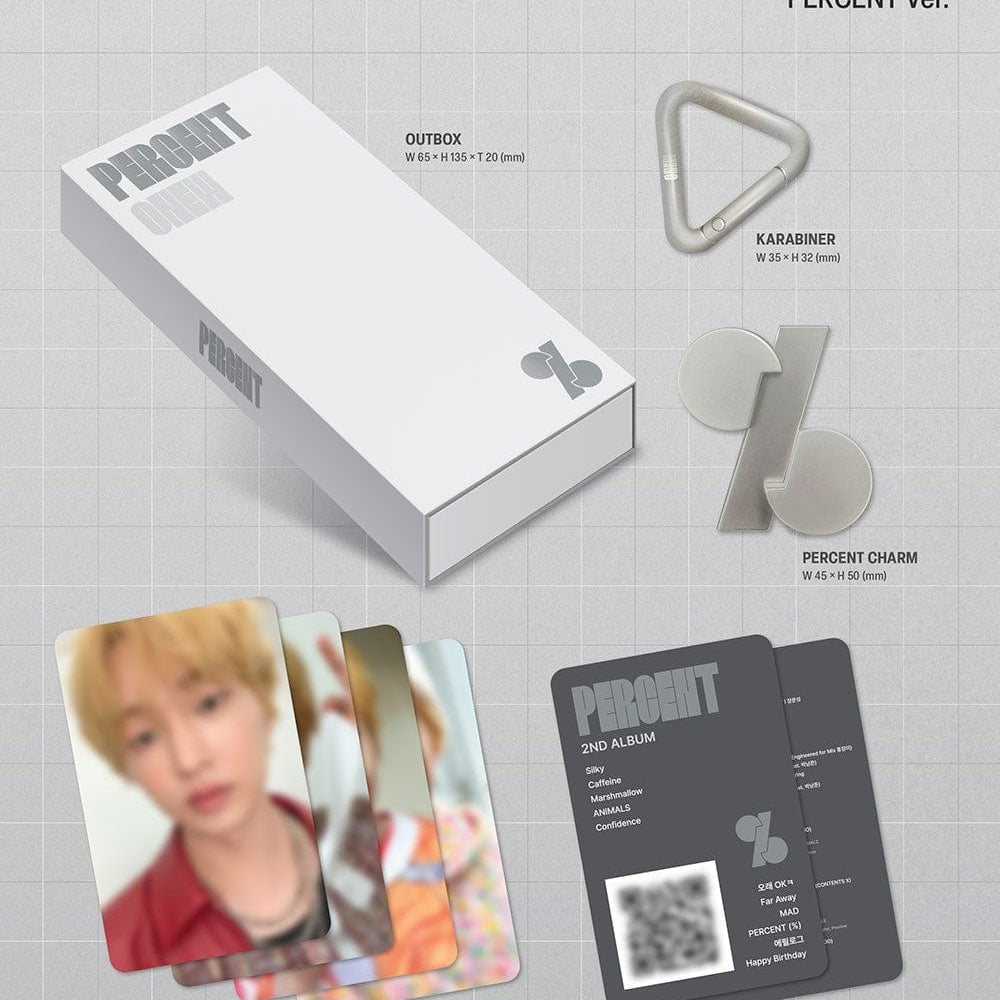 Korea Pop Store ONEW - 2nd Album [Percent] (Percent Ver.) Kawaii Gifts